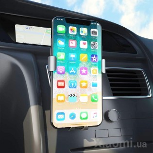 Автомобильное крепление Xiaomi COOWOO Gravity car phone holder T200 Silver
