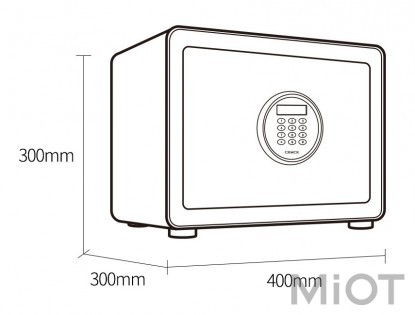 Розумний електронний сейф Xiaomi CRMCR Black BGX-D1-30M