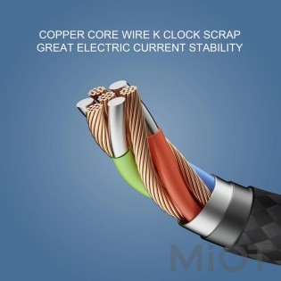 Кабель Xiaomi Cuktech Type-C to Type-C Braided 3A 60W 1.5m Black CTC315P