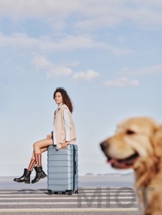 Чемодан Xiaomi Ninetygo Cyber Trunk Luggage 30` Blue (6941413244718)