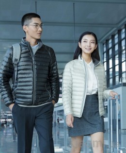 Куртка-пуховик Xiaomi Mi wool thin jacket Light Gray L