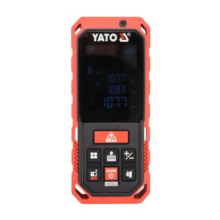 Дальномiр лазерний 0.2-40 м YATO YT-73126, 10 режимiв (Чорно-помаранчевий)