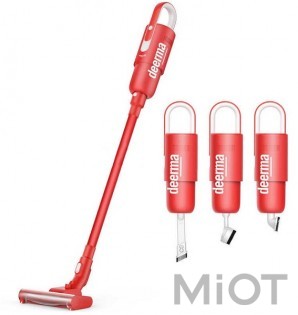 Ручний бездротовий пилосос Xiaomi Deerma Wireless Vacuum Cleaner Red VC21