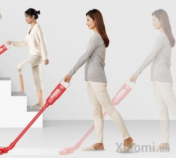 Ручной беспроводной пылесос Xiaomi Deerma Wireless Vacuum Cleaner Red VC21