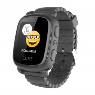 Дитячий смарт-годинник Elari KidPhone 2 Black з GPS-трекером (KP-2B)