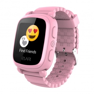 Детские смарт-часы Elari KidPhone 2 Pink с GPS-трекером (KP-2P)