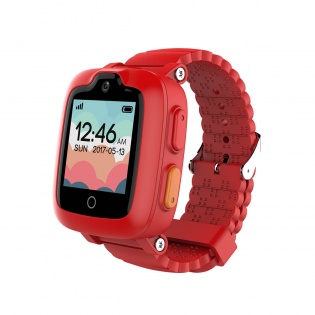 Детские смарт-часы Elari KidPhone 3G Red с GPS-трекером и видеозвонками (KP-3GR)