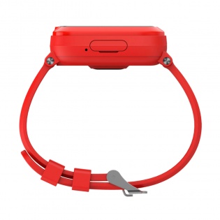 Детские смарт-часы Elari KidPhone 4G Red с GPS-трекером и видеозвонками (KP-4GR)