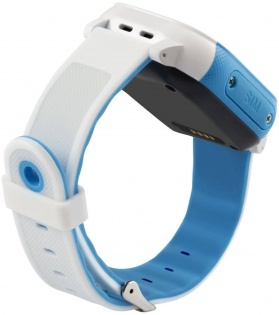 Детские смарт-часы Lemfo DF50 Ellipse Aqua с GPS трекером (Бело-голубой)