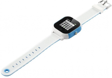 Детские смарт-часы Lemfo DF50 Ellipse Aqua с GPS трекером (Бело-голубой)