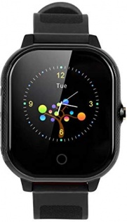Детские смарт-часы Lemfo DF50 Ellipse Aqua с GPS трекером (Черный)