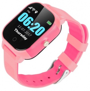 Детские смарт-часы Lemfo DF50 Ellipse Aqua с GPS трекером (Розовый)