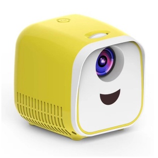 Детский мини-проектор Kids Toy Projector L1 (Бело-желтый)