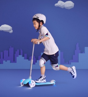 Детский самокат-кикборд Xiaomi MITU Rice Rabbit Scooter (HBC01YM) Blue