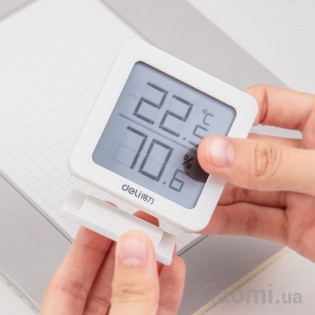 Цифровой гигрометр и термометр Xiaomi Deli 8838 White