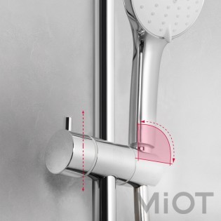 Душовий набір насадка + шланг Xiaomi DiiiB Big white shower hose set DXHW001