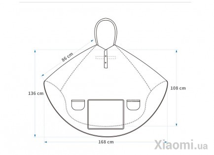 Дождевик Xiaomi Qualitell White