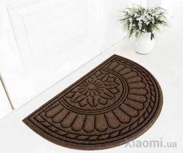 Придверный пылезащитный коврик Xiaomi 77++ Pineapple texture Coffee Полукруг 60x90