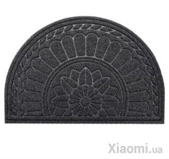 Придверный пылезащитный коврик Xiaomi 77++ Pineapple texture Grey Полукруг 60x90