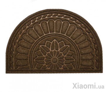 Придверный пылезащитный коврик Xiaomi 77++ Pineapple texture Coffee Полукруг 60x90