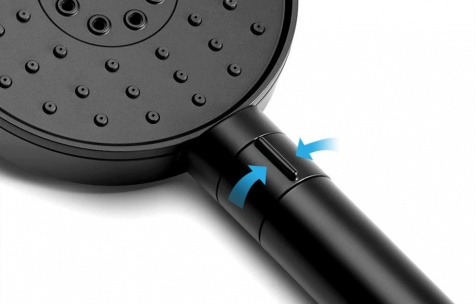 Душова система Xiaomi DIIIB 3в1 (Лейка DXHS002-T, Тримач DXSJG002-T, Шланг DXRG002) Black