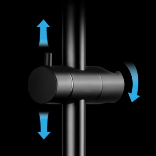 Душова система Xiaomi DIIIB 3в1 (Лейка DXHS002-T, Тримач DXSJG002-T, Шланг DXRG002) Black