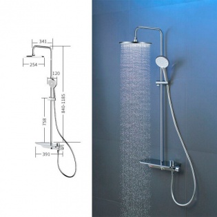 Душевая система Xiaomi DIIIB U-Yue Storage Shower (DXB21005) Black