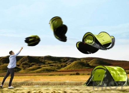 Багатофункціональний Автоматичний намет Xiaomi ZaoFeng Camping Tent Green / Black HW010102