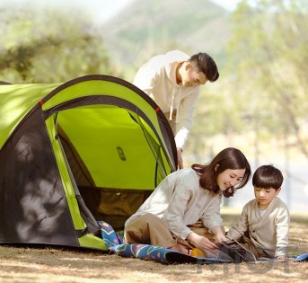 Багатофункціональний Автоматичний намет Xiaomi ZaoFeng Camping Tent Green / Black HW010102