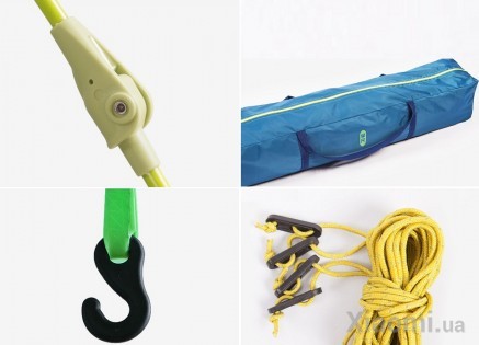 Многофункциональная Автоматическая палатка Xiaomi Early Wind 3 people Blue/Green 235*225*135cm HW010401