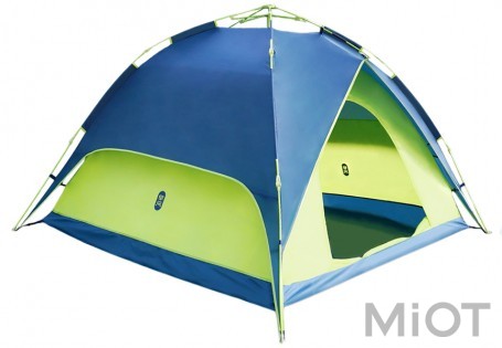 Многофункциональная Автоматическая палатка Early Wind 3 people Blue/Green 235*225*135cm HW010401