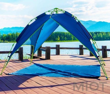 Многофункциональная Автоматическая палатка Early Wind 3 people Blue/Green 235*225*135cm HW010401