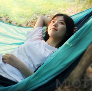 Гамак Xiaomi Early Wind Outdoor Parachute Cloth Hammock Blue