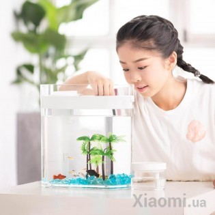 Аквариум Xiaomi Eco fish tank Air humidifier White 260*135*280mm