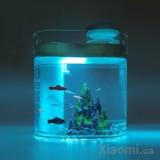 Аквариум Xiaomi Eco fish tank Air humidifier White 260*135*280mm