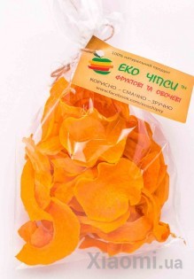 Тыквенные чипсы, 40 г (600-750г свежей тыквы)