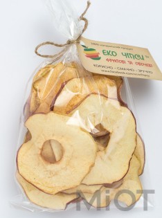 Яблучні чіпси, 50 г (450-500г свіжих яблук)