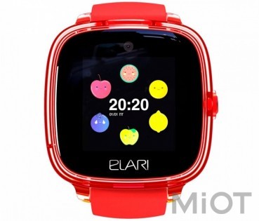 Дитячий смарт-годинник Elari KidPhone Fresh Red з GPS-трекером (KP-F/Red)