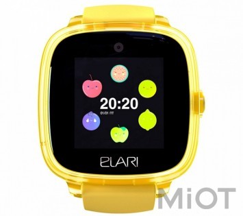 Дитячий смарт-годинник Elari KidPhone Fresh Yellow з GPS-трекером (KP-F/Yellow)
