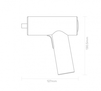 Электроотвертка Xiaomi HOTO Electric Screwdriver Gun + биты 10 шт. (QWLSD008) Red