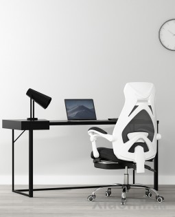 Эргономичное игровое кресло Xiaomi HBADA SGS White