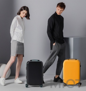 Валіза Xiaomi Runmi 90 Ninetygo Iceland TSA-lock Suitcase 24" Black (6972125143433)