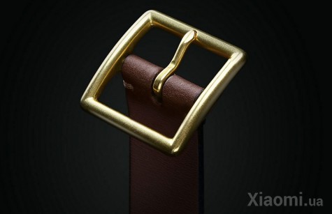 Ремень кожаный Xiaomi QIMIAN Cowboy casual Belt Brown M (100 см)