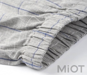Піжама чоловіча Xiaomi ZaxArt Plaid Cotton Grey size XL