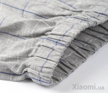 Пижама мужская Xiaomi ZaxArt Plaid Cotton Grey size XL