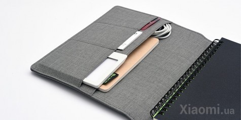 Набор Xiaomi KACO Classic Business Gift Set Memory Alio Notebook + Multi-Function Bag Grey