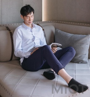 Сорочка Xiaomi Runmi 90, не мнеться, 100% бавовна shirt Light blue stripe S