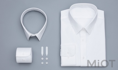 Сорочка Xiaomi Runmi 90, не мнеться, 100% бавовна shirt white L