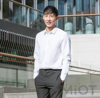 Сорочка Xiaomi Runmi 90, не мнеться, 100% бавовна shirt white L
