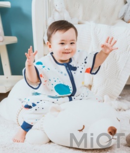 Дитячий комбінезон Xiaomi Snuggle world Baby Temperature Sleeping Bag D83088 38*90cm 2-4y
